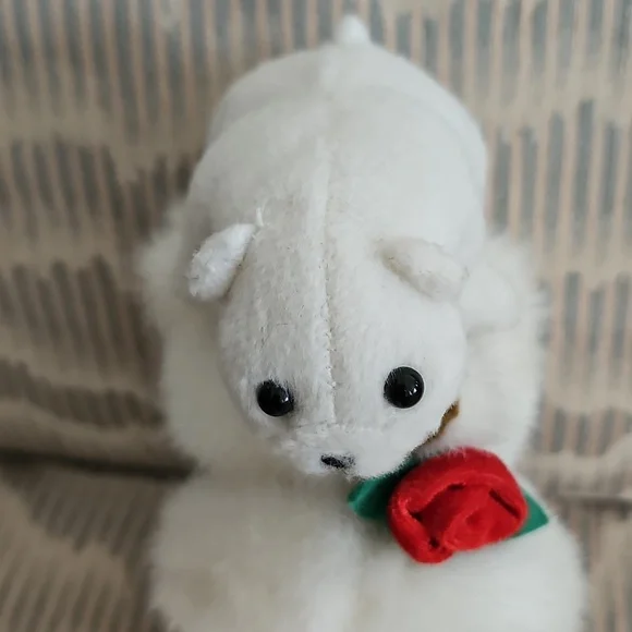 Vintage Russ Berrie Mama & Baby Bear "Creampuff" - Picture 5 of 12